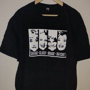 Short Sleeve Black Graphic Tee